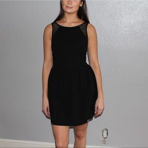 Gianni Bini Mesh Little Black Dress
